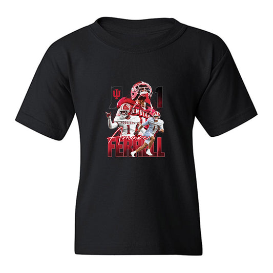 Indiana - NCAA Football : Amare Ferrell - Collage Youth T-Shirt-0