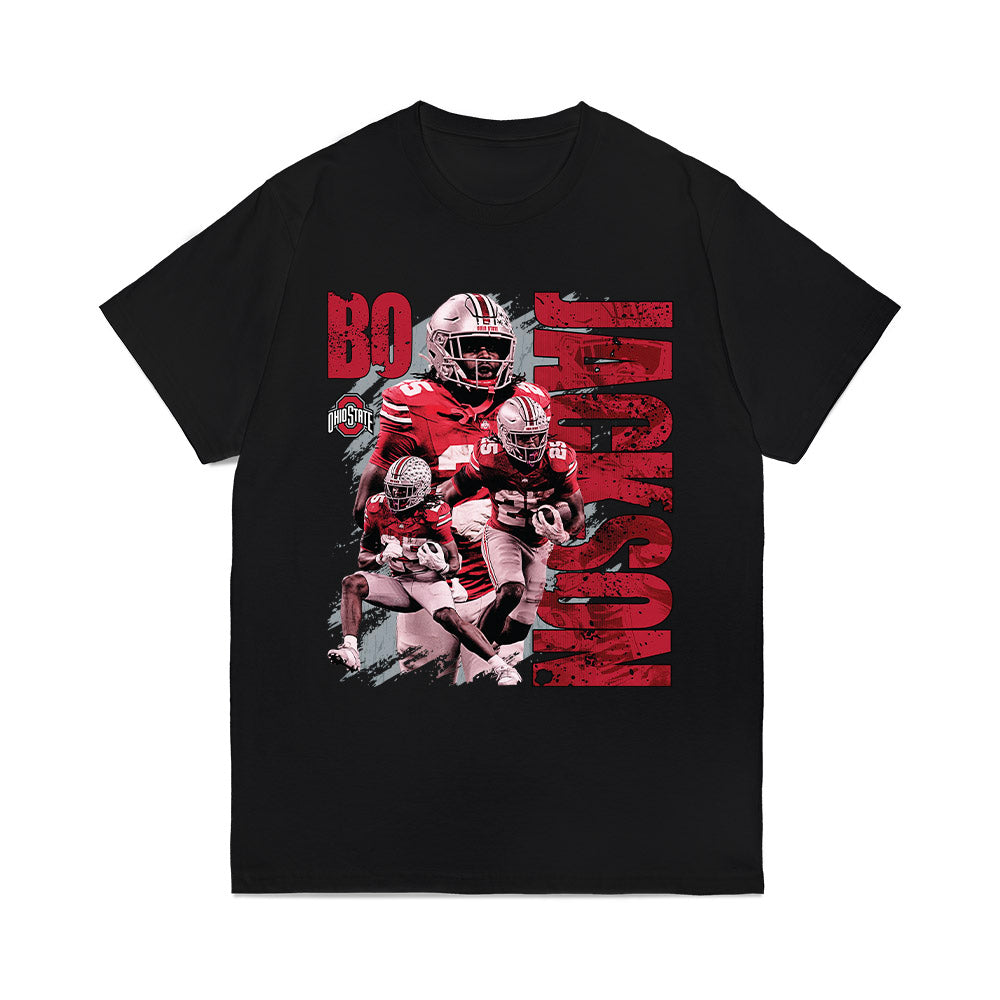 Ohio State - NCAA Football : Bo Jackson - Collage Comfort Colors T-Shirt-0