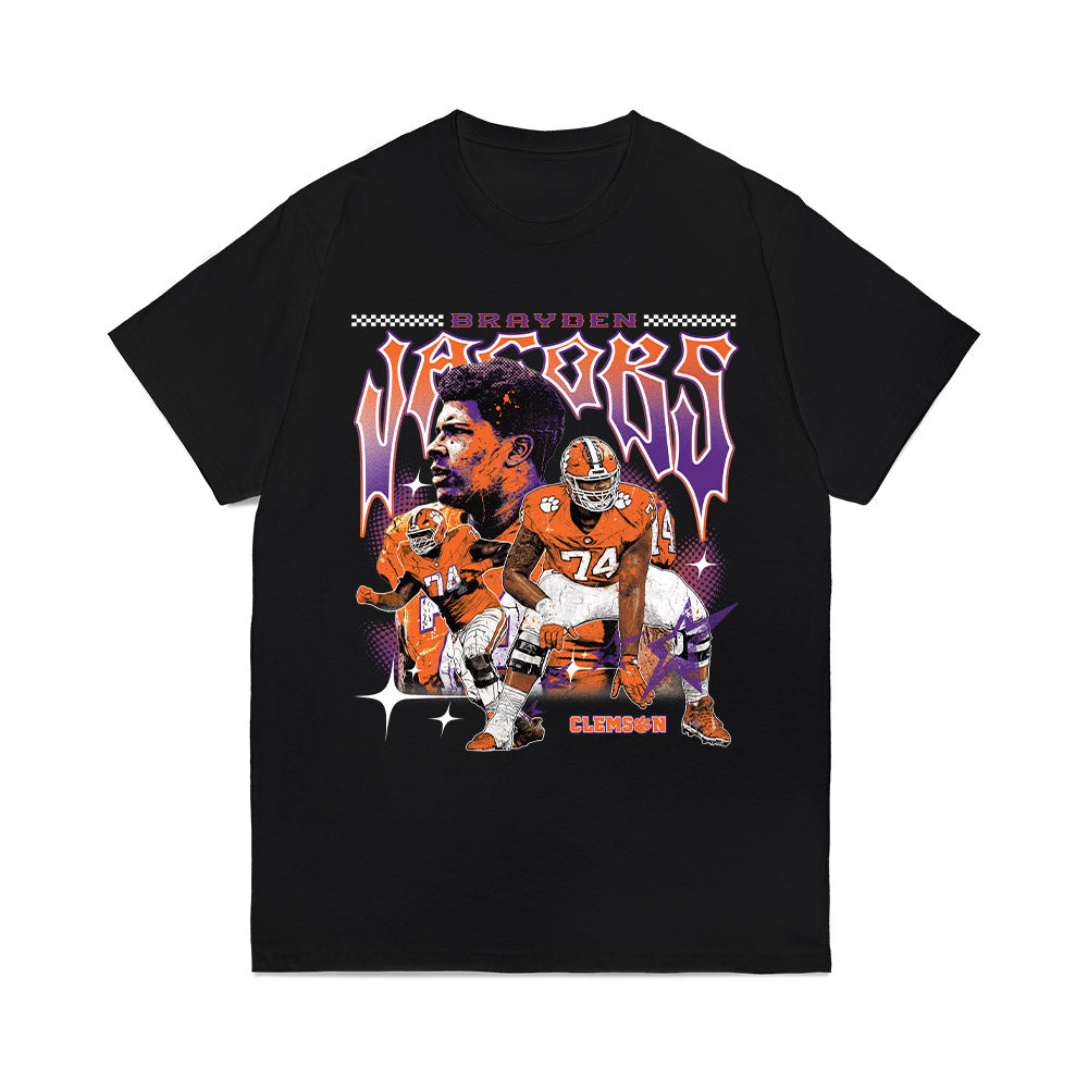 Clemson - NCAA Football : Brayden Jacobs - Collage Comfort Colors T-Shirt-0