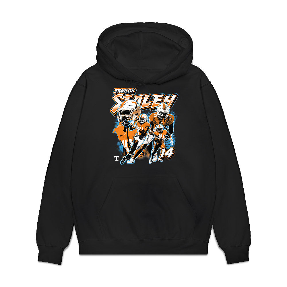 Tennessee - NCAA Football : Braylon Staley - Collage Premium Hooded Sweatshirt-0