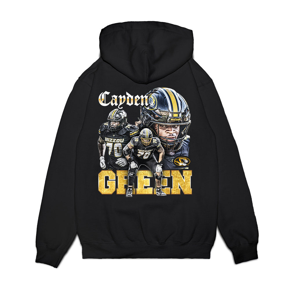 Missouri - NCAA Football : Cayden Green - Collage Premium Hooded Sweatshirt-1
