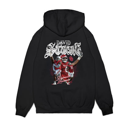 Oklahoma - NCAA Football : David Stone - Collage Premium Hooded Sweatshirt-1