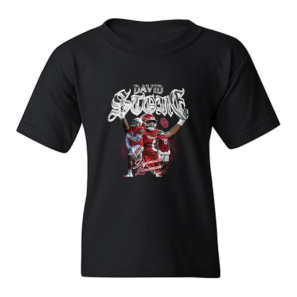Oklahoma - NCAA Football : David Stone - Collage Youth T-Shirt-0