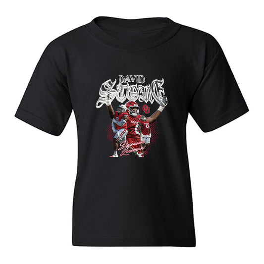 Oklahoma - NCAA Football : David Stone - Collage Youth T-Shirt-0