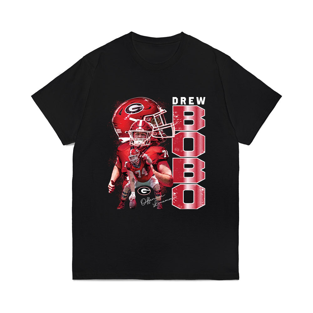 Georgia - NCAA Football : Drew Bobo - Collage Comfort Colors T-Shirt-0
