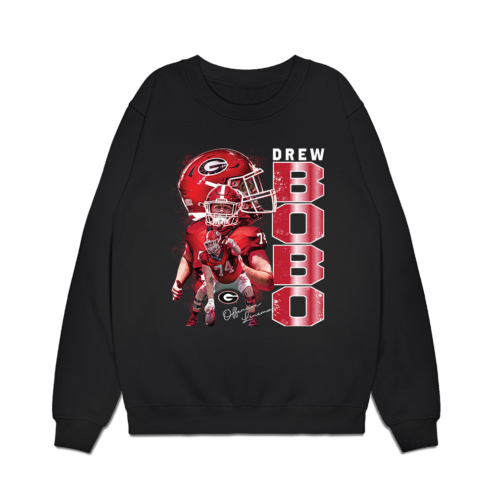 Georgia - NCAA Football : Drew Bobo - Collage Premium Crewneck Sweatshirt-0
