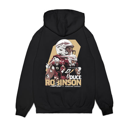 FSU - NCAA Football : Duce Robinson - Collage Premium Hooded Sweatshirt-1