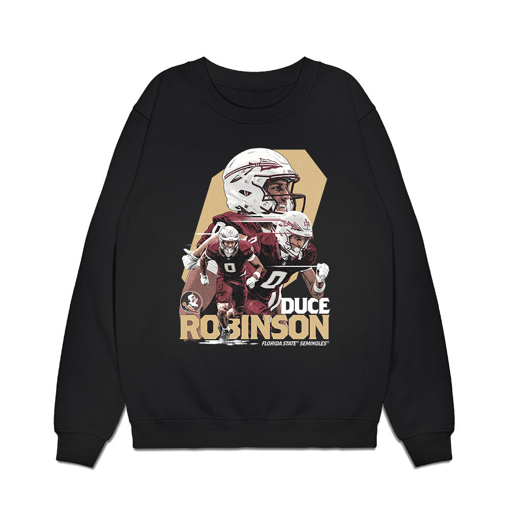 FSU - NCAA Football : Duce Robinson - Collage Premium Crewneck Sweatshirt-0