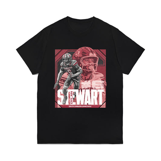 South Carolina - NCAA Football : Dylan Stewart - Collage Comfort Colors T-Shirt-0