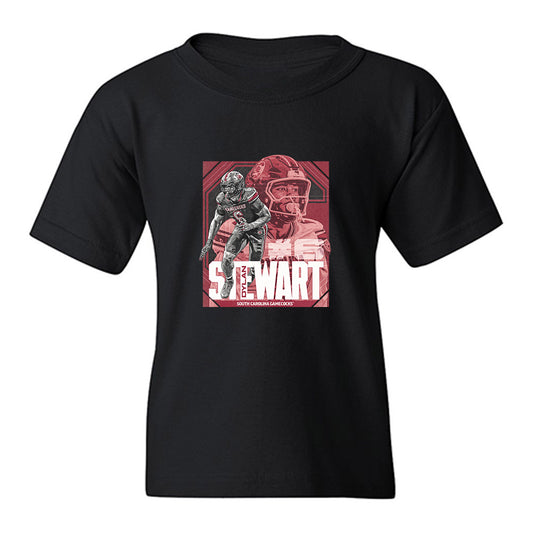 South Carolina - NCAA Football : Dylan Stewart - Collage Youth T-Shirt-0