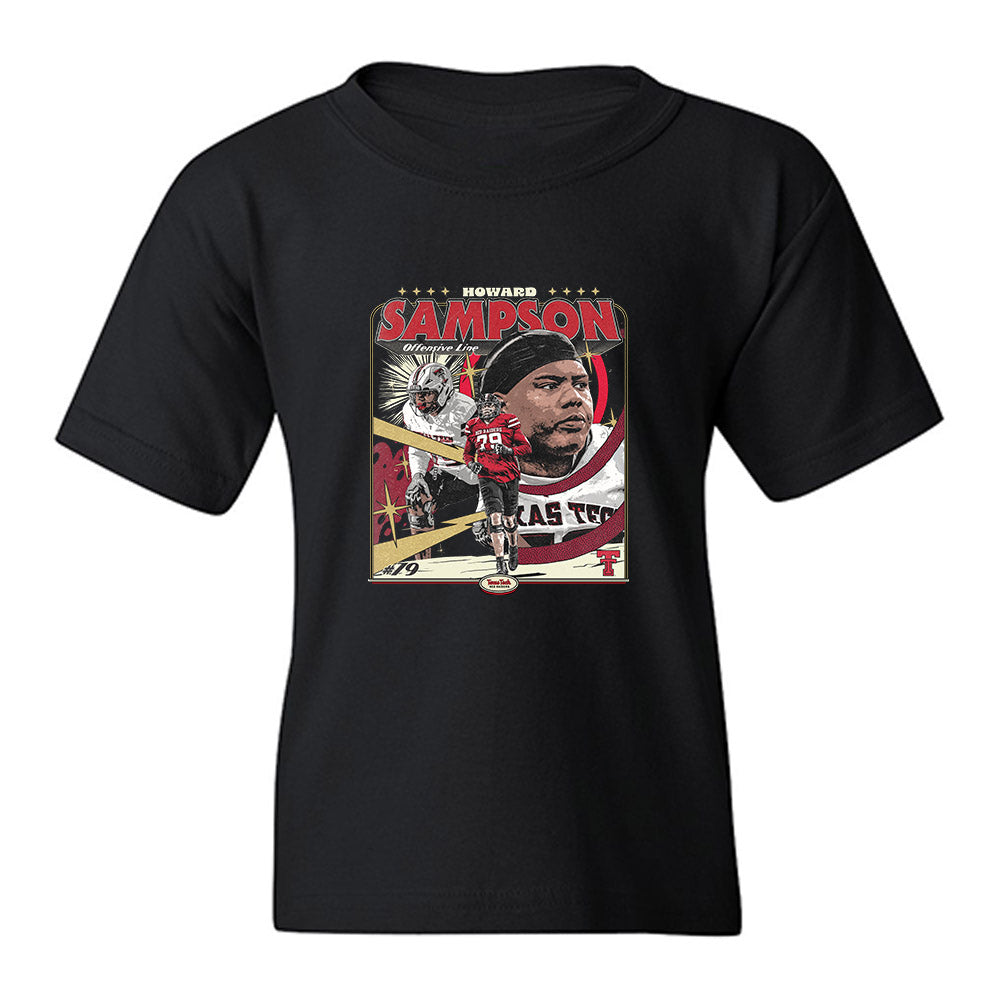 Texas Tech - NCAA Football : Howard Sampson - Collage Youth T-Shirt-0