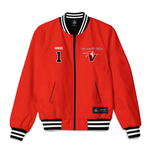 UH Hilo - NCAA Men's Basketball : Isaiah Hinds - Bomber Jacket-0