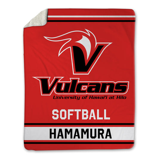 UH Hilo - NCAA Softball : Lia Hamamura - Blanket-0