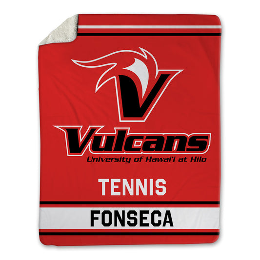 UH Hilo - NCAA Men's Tennis : Angel Fonseca - Blanket-0