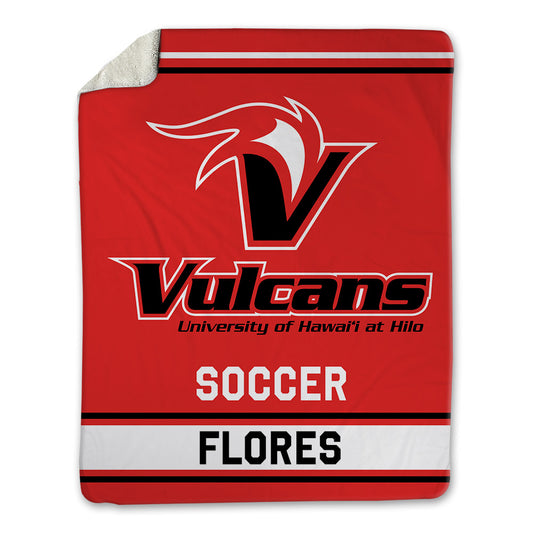 UH Hilo - NCAA Men's Soccer : Dylan Flores - Blanket-0