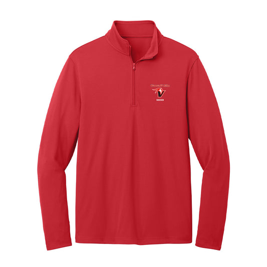 UH Hilo - NCAA Men's Soccer : Tanner Fricke - Lightweight Quarter Zip Jacket-0