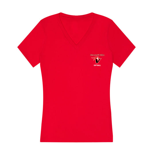 UH Hilo - NCAA Softball : Lia Hamamura - Women's V-Neck T-Shirt-0