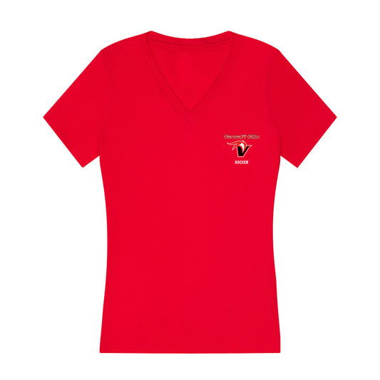 UH Hilo - NCAA Men's Soccer : Tanner Fricke - Women's V-Neck T-Shirt-0