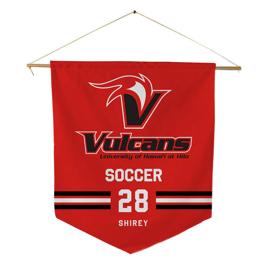 UH Hilo - NCAA Women's Soccer : Silvia Shirey - Pennant - 18" x 21"-0
