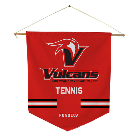 UH Hilo - NCAA Men's Tennis : Angel Fonseca - Pennant - 18" x 21"-0