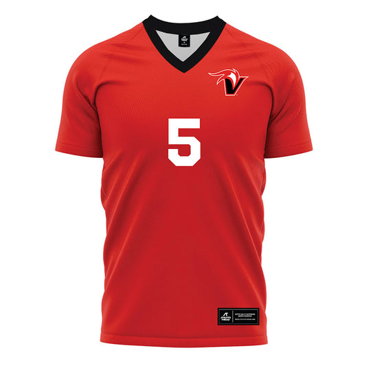UH Hilo - NCAA Women's Soccer : Ashley Perez - Red Soccer Jersey-0