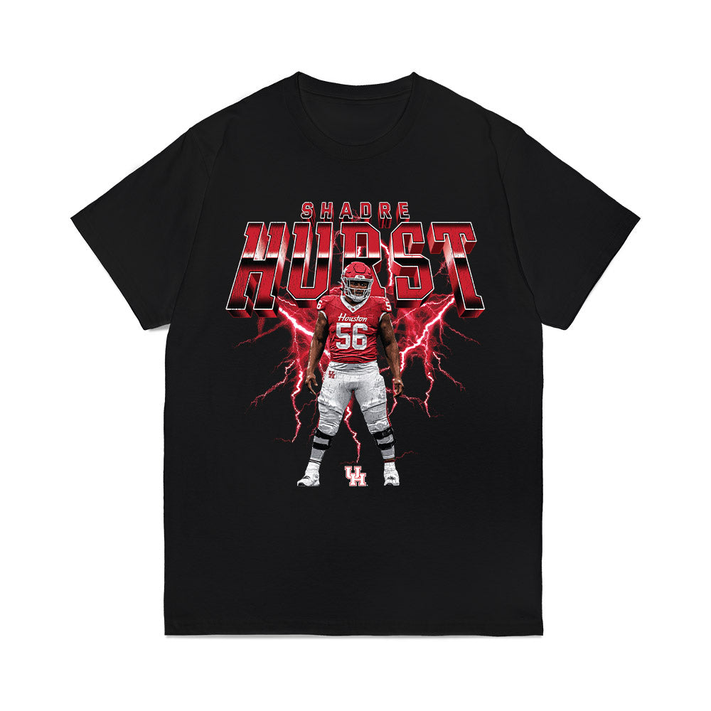Houston - NCAA Football : Shadre Hurst - Collage Comfort Colors T-Shirt-0