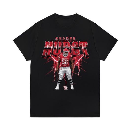 Houston - NCAA Football : Shadre Hurst - Collage Comfort Colors T-Shirt-0