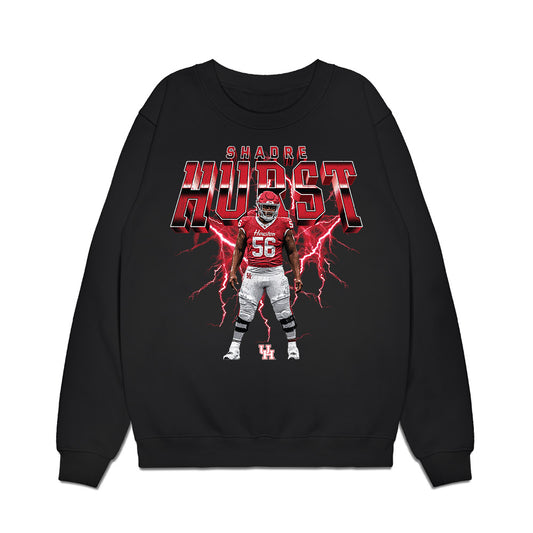Houston - NCAA Football : Shadre Hurst - Collage Premium Crewneck Sweatshirt-0