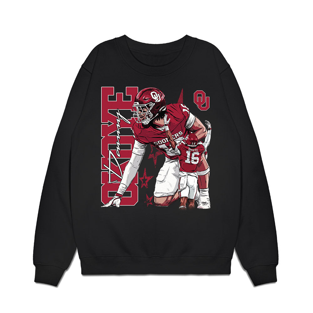 Oklahoma - NCAA Football : Danny Okoye - Collage Premium Crewneck Sweatshirt-0
