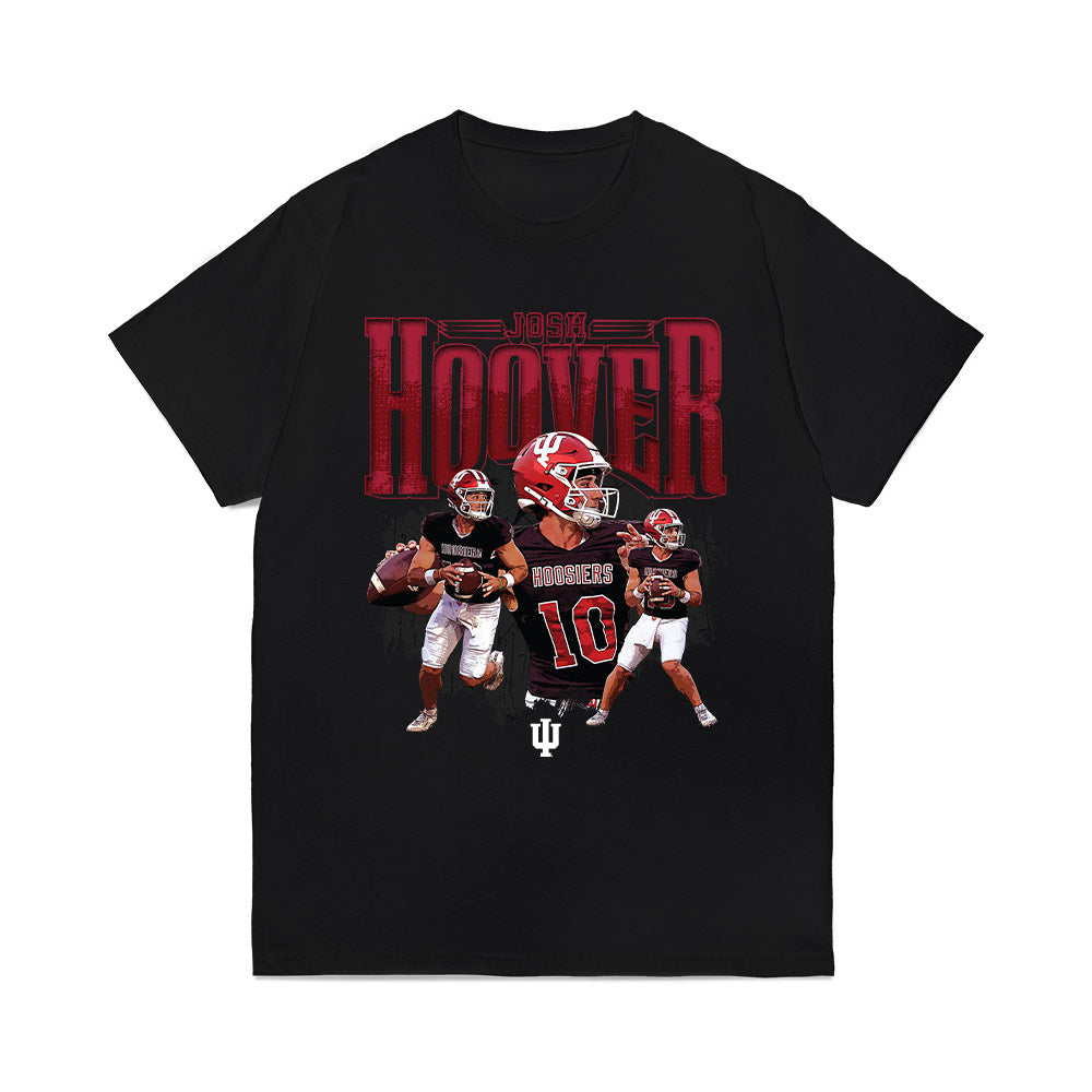 Indiana - NCAA Football : Josh Hoover - Collage Comfort Colors T-Shirt-0
