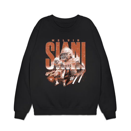 Texas - NCAA Football : Melvin Siani - Collage Premium Crewneck Sweatshirt-0