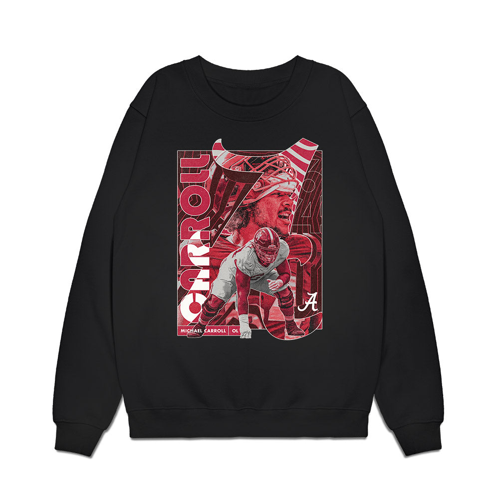 Alabama - NCAA Football : Michael Carroll - Collage Premium Crewneck Sweatshirt-0