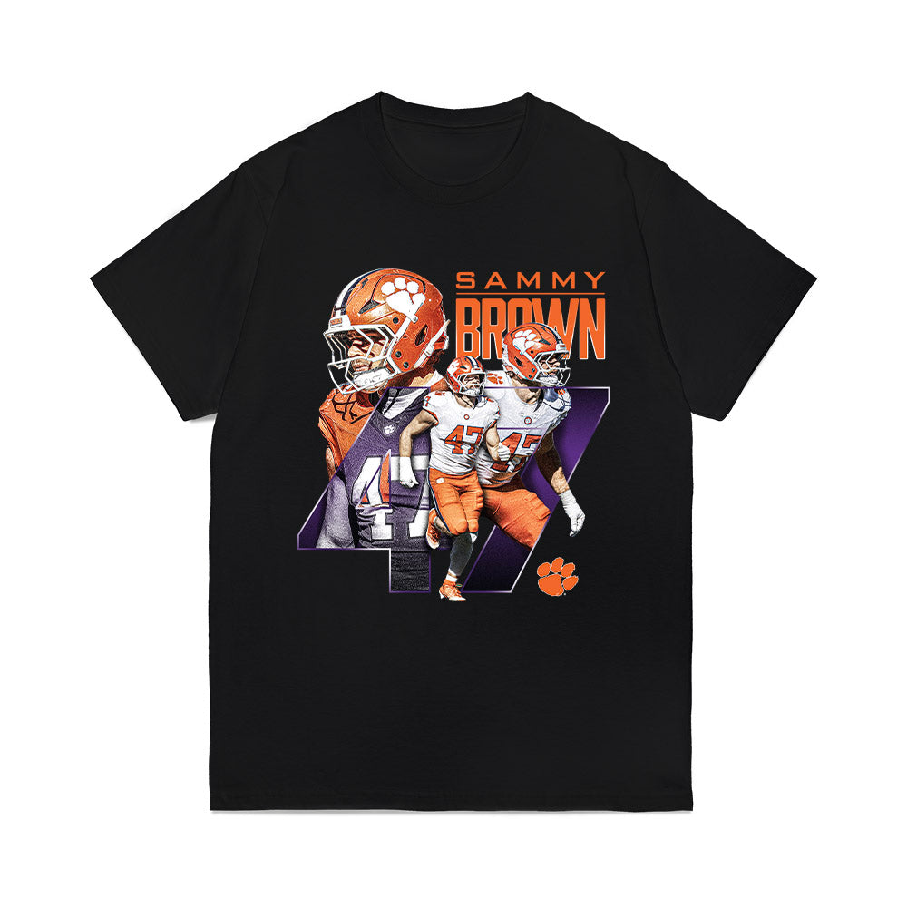 Clemson - NCAA Football : Sammy Brown - Collage Comfort Colors T-Shirt-0
