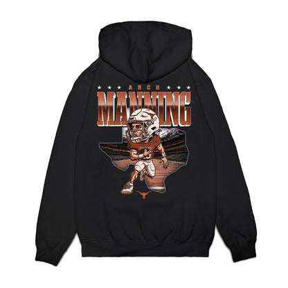 Texas - NCAA Football : Arch Manning - Bobble Head Premium Hooded Sweatshirt-1