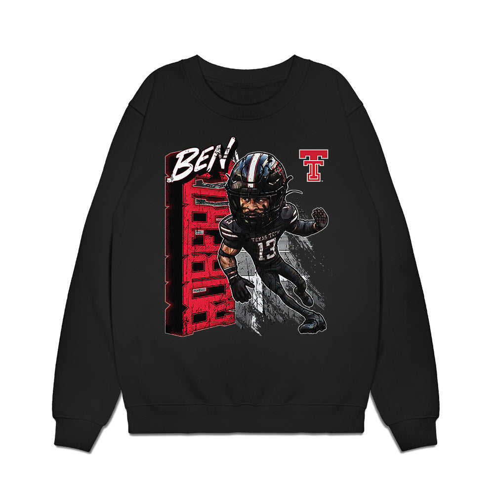 Texas Tech - NCAA Football : Ben Roberts - Bobble Head Premium Crewneck Sweatshirt-0