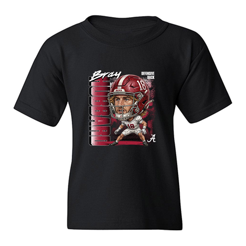 Alabama - NCAA Football : Bray Hubbard - Caricature Youth T-Shirt-0