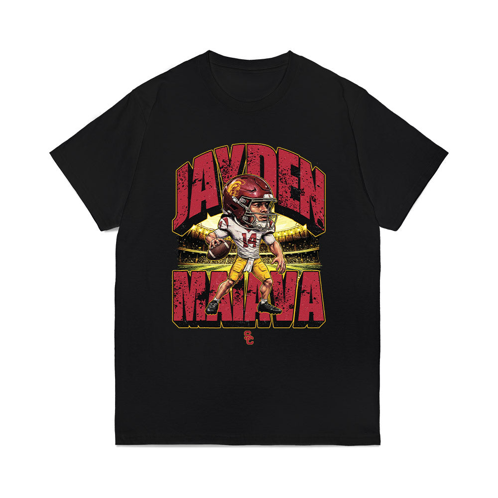 USC - NCAA Football : Jayden Maiava - Caricature Comfort Colors T-Shirt-0
