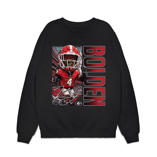Georgia - NCAA Football : KJ Bolden - Bobble Head Premium Crewneck Sweatshirt-0