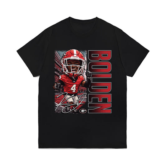 Georgia - NCAA Football : KJ Bolden - Bobble Head Comfort Colors T-Shirt-0