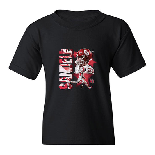 Oklahoma - NCAA Football : Tate Sandell - Collage Youth T-Shirt-0