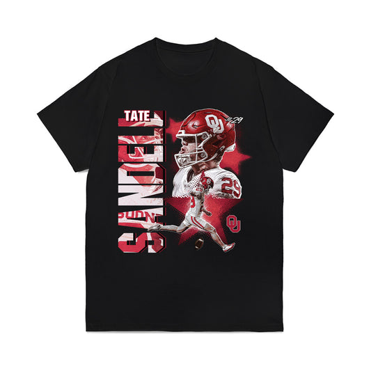 Oklahoma - NCAA Football : Tate Sandell - Collage Comfort Colors T-Shirt-0