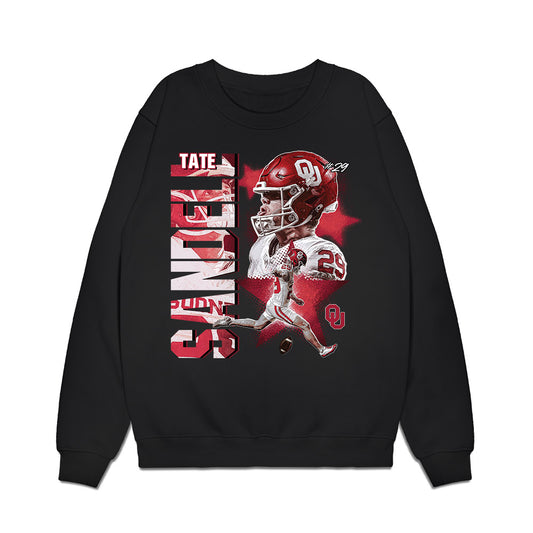 Oklahoma - NCAA Football : Tate Sandell - Collage Premium Crewneck Sweatshirt-0