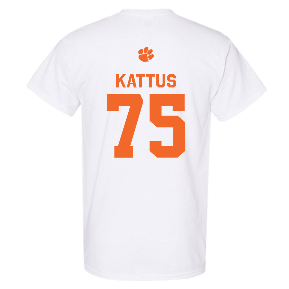 Clemson - NCAA Football : Tucker Kattus - Classic Shersey T-Shirt-1