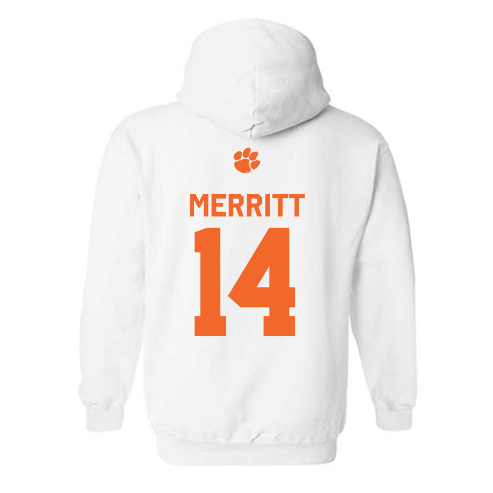 Clemson - NCAA Football : London Merritt - Classic Shersey Hooded Sweatshirt-1