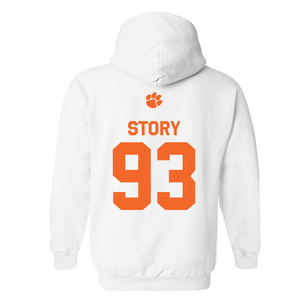 Clemson - NCAA Football : Caden Story - Classic Shersey Hooded Sweatshirt-1