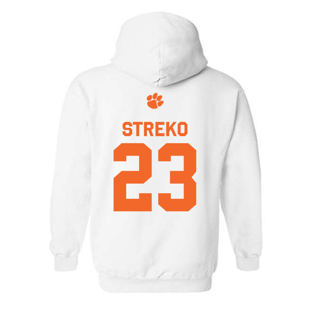 Clemson - NCAA Football : Peyton Streko - Classic Shersey Hooded Sweatshirt-1