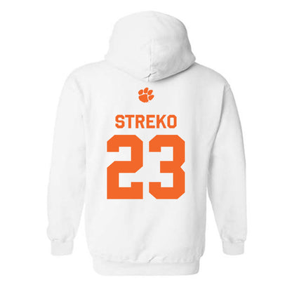Clemson - NCAA Football : Peyton Streko - Classic Shersey Hooded Sweatshirt-1