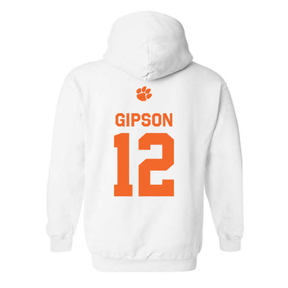 Clemson - NCAA Football : Corian Gipson - Classic Shersey Hooded Sweatshirt-1