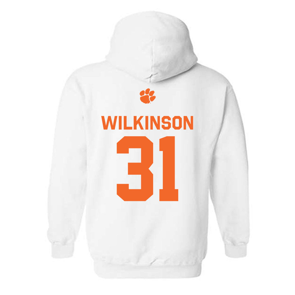 Clemson - NCAA Football : Joe Wilkinson - Classic Shersey Hooded Sweatshirt-1