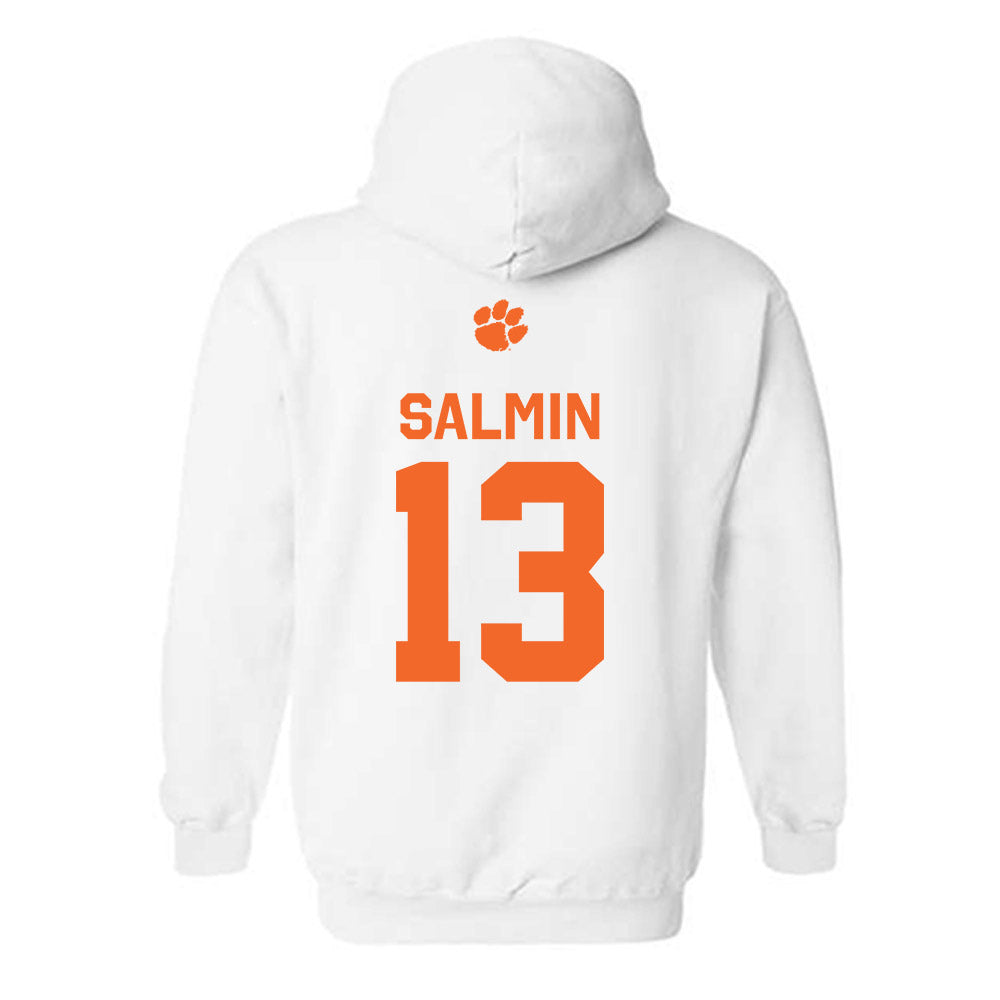 Clemson - NCAA Football : Connor Salmin - Classic Shersey Hooded Sweatshirt-1